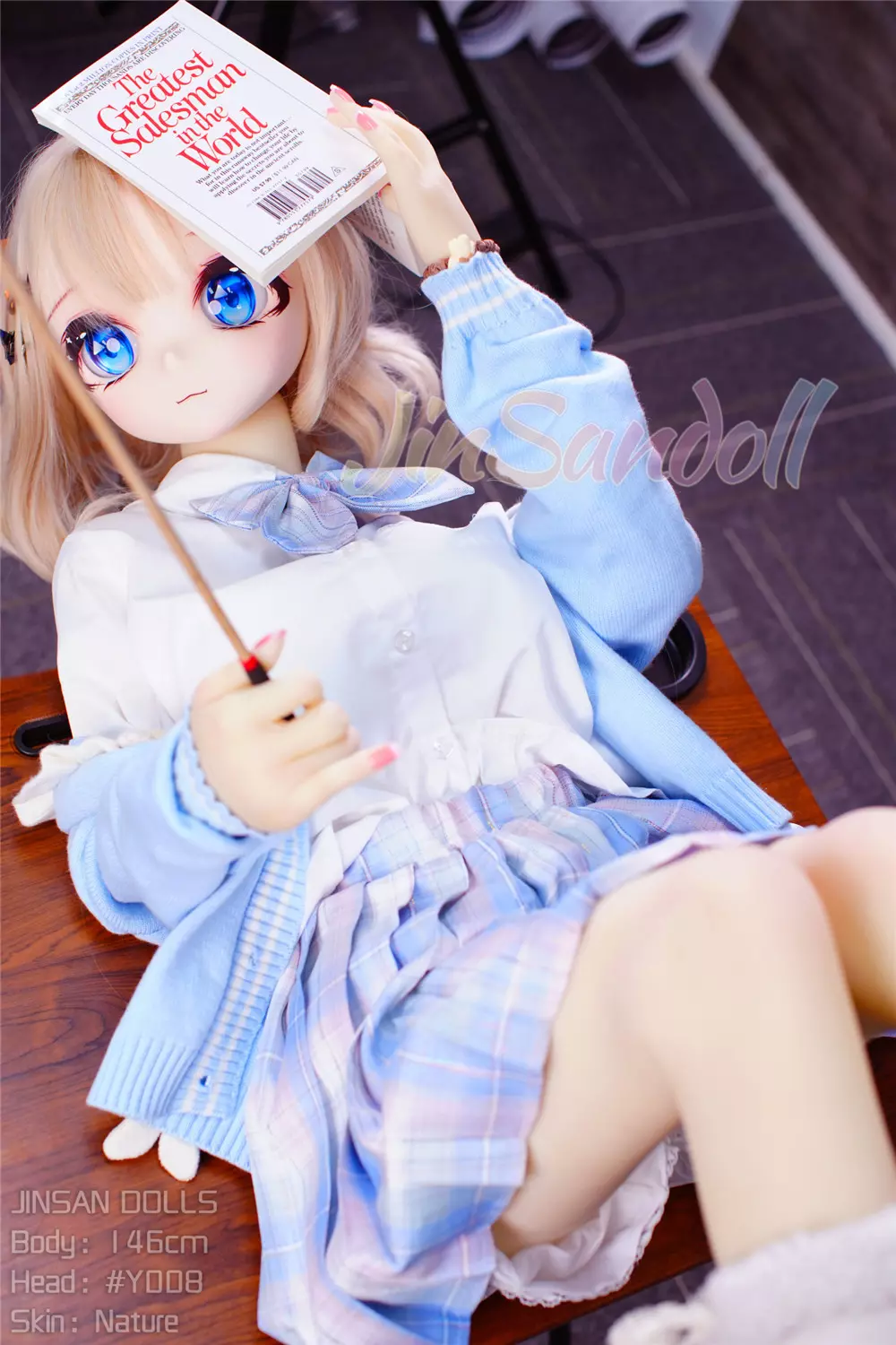 WM S-TPE 146cm Anime TPE Sex Doll with PVC Head #Y008
